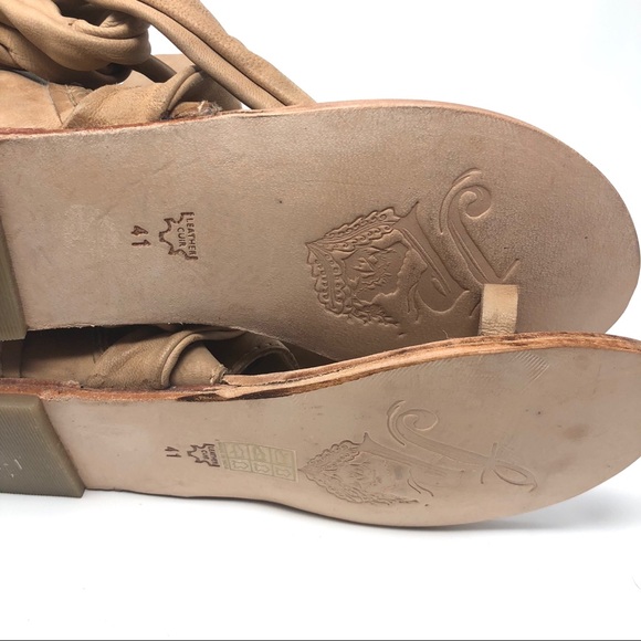 Free People Last one! flat bootie sandal Boho Sz 7 - Picture 6 of 7